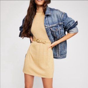 NWT Free People French Girl Sweater Mini Dress